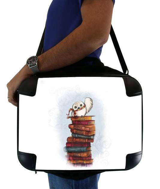  Owl and Books for Laptop briefcase 15" / Notebook / Tablet