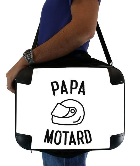  Papa Motard Moto Passion for Laptop briefcase 15" / Notebook / Tablet