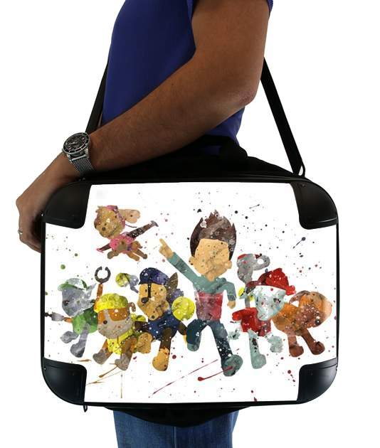  Paw Patrol Watercolor Art for Laptop briefcase 15" / Notebook / Tablet