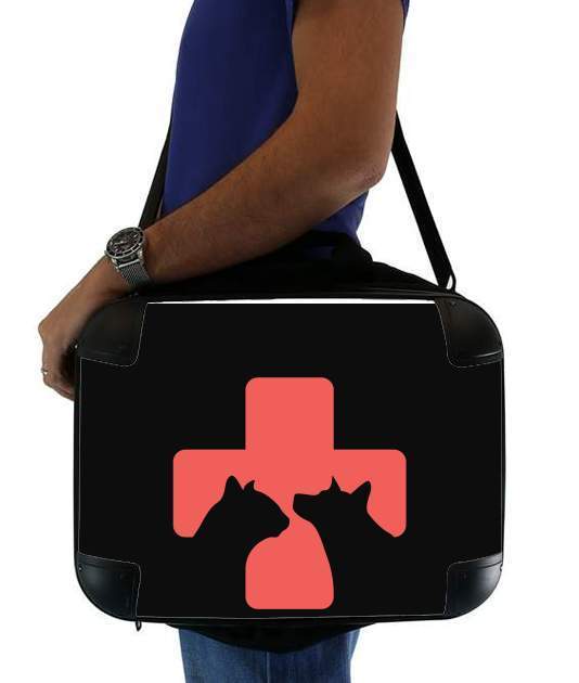  Pet Clinic Veterinary for Laptop briefcase 15" / Notebook / Tablet