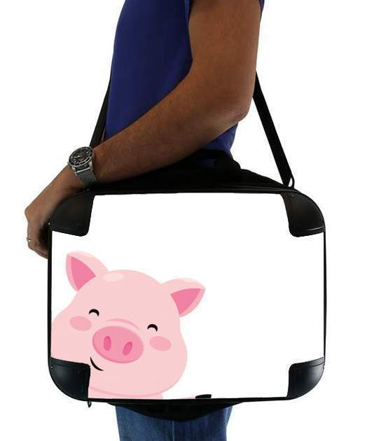  Pig Smiling for Laptop briefcase 15" / Notebook / Tablet