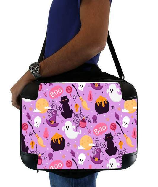  Pink Halloween Pattern for Laptop briefcase 15" / Notebook / Tablet