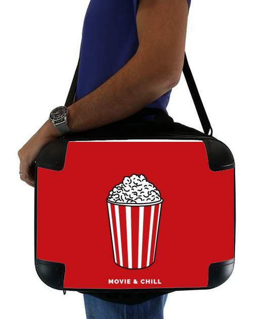  Popcorn movie and chill for Laptop briefcase 15" / Notebook / Tablet
