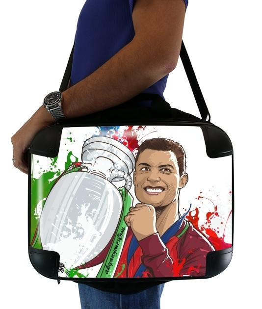  Portugal Campeoes da Europa for Laptop briefcase 15" / Notebook / Tablet
