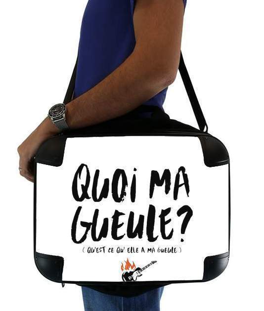  Quoi ma gueule for Laptop briefcase 15" / Notebook / Tablet