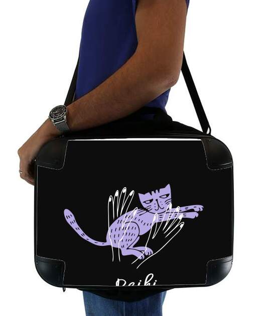  Reiki Animals Cat  for Laptop briefcase 15" / Notebook / Tablet