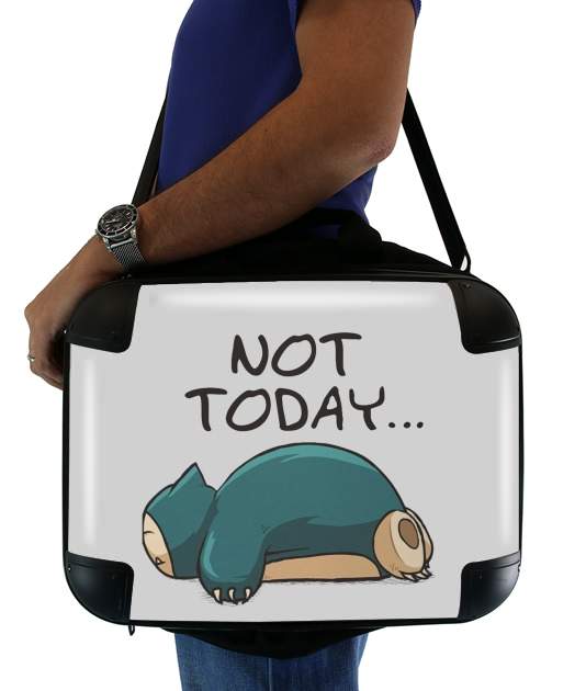  Ronflex Not Today pokemon for Laptop briefcase 15" / Notebook / Tablet