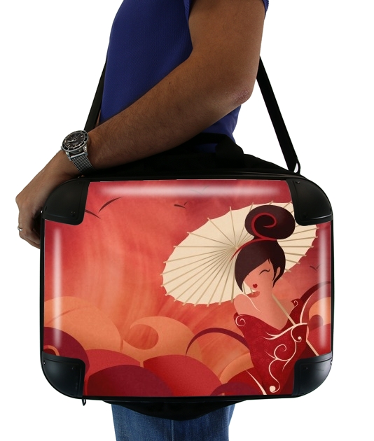  Sakura Asian Geisha for Laptop briefcase 15" / Notebook / Tablet
