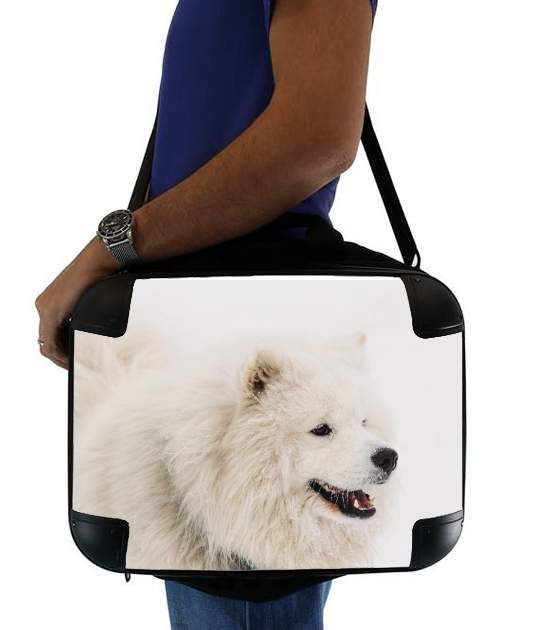  samoyede dog for Laptop briefcase 15" / Notebook / Tablet