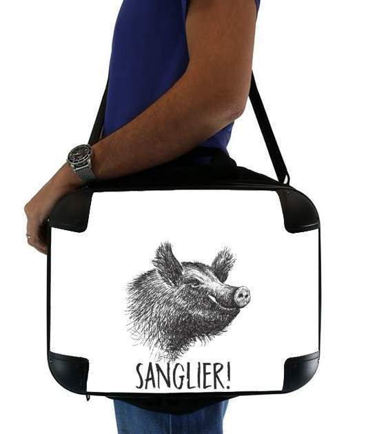  Sanglier French Gaulois for Laptop briefcase 15" / Notebook / Tablet