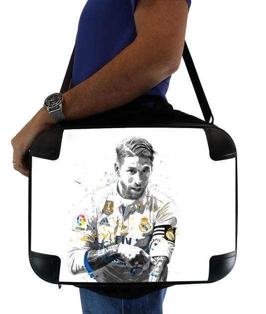  Sergio Ramos Painting Art for Laptop briefcase 15" / Notebook / Tablet