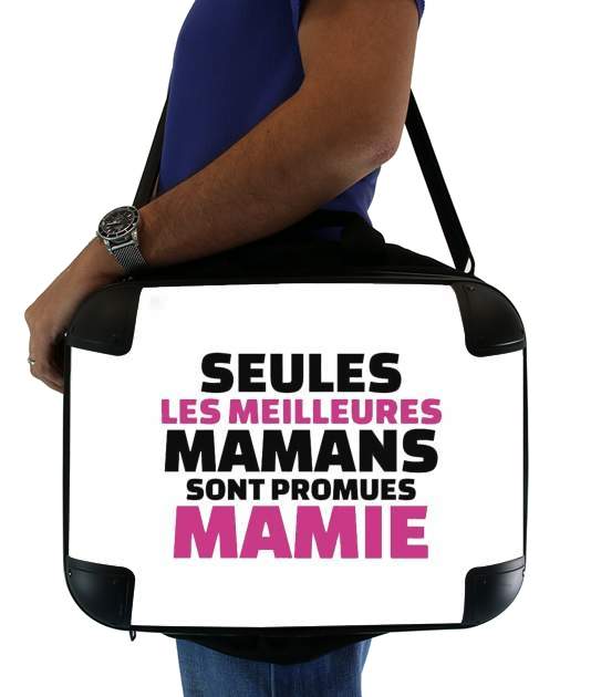  Seules les meilleures mamans sont promues mamie for Laptop briefcase 15" / Notebook / Tablet