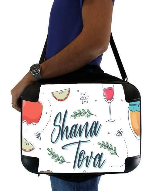  Shana tova Doodle for Laptop briefcase 15" / Notebook / Tablet