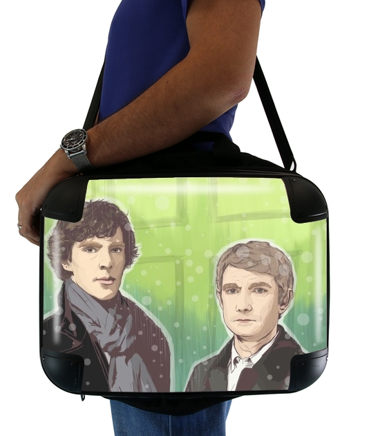  Sherlock and Watson for Laptop briefcase 15" / Notebook / Tablet