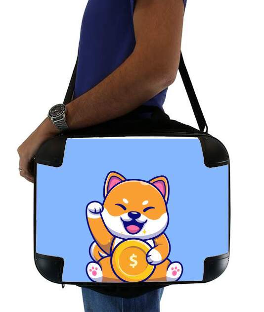  Shiba Inu Crypto for Laptop briefcase 15" / Notebook / Tablet