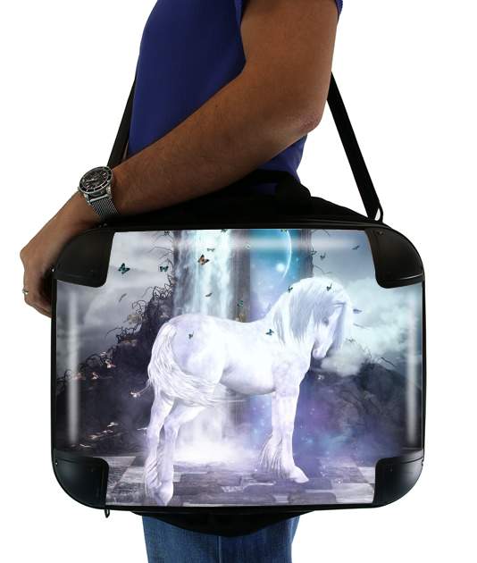  Silver Unicorn for Laptop briefcase 15" / Notebook / Tablet