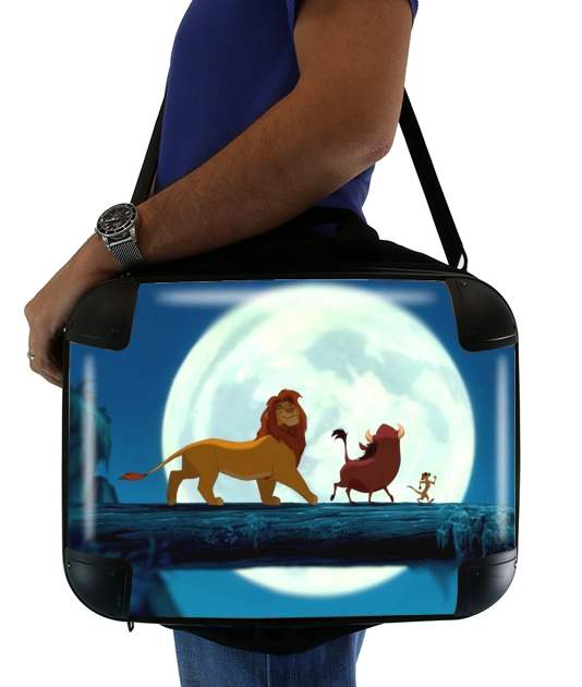  Simba Pumba Timone for Laptop briefcase 15" / Notebook / Tablet