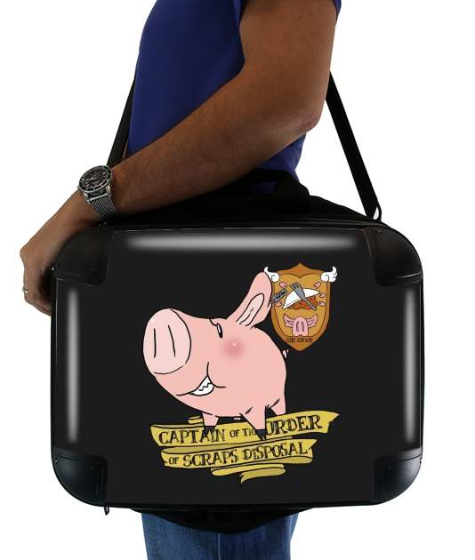  Sir Hawk The wild boar or Pig for Laptop briefcase 15" / Notebook / Tablet