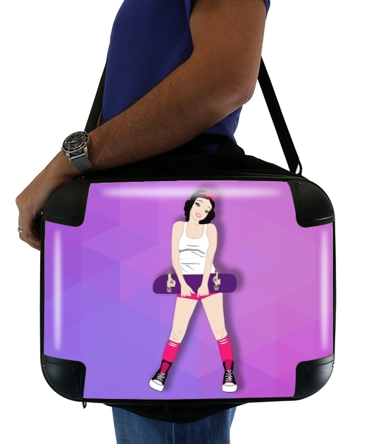  Snow White Skate for Laptop briefcase 15" / Notebook / Tablet