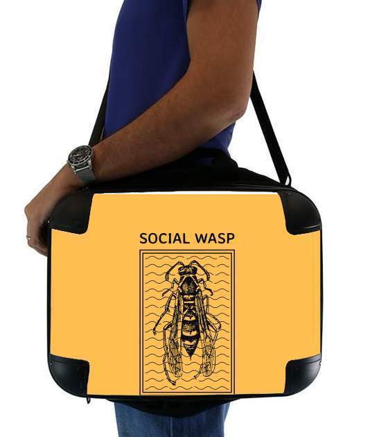  Social Wasp Vespula Germanica for Laptop briefcase 15" / Notebook / Tablet