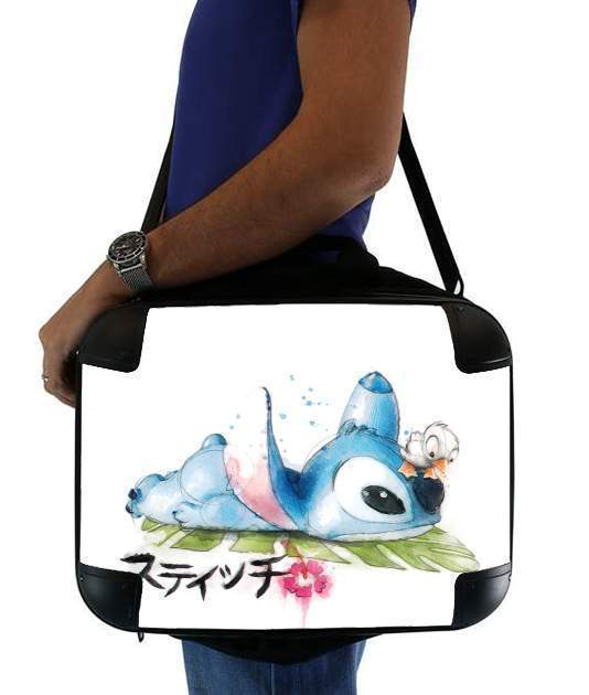  Stitch watercolor for Laptop briefcase 15" / Notebook / Tablet