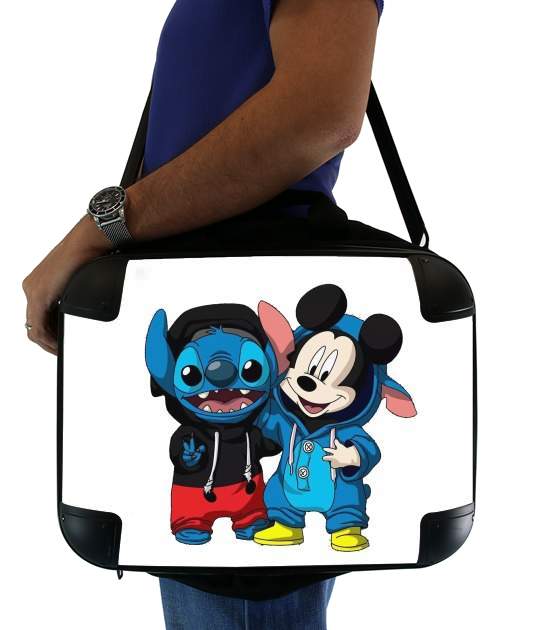  Stitch x The mouse for Laptop briefcase 15" / Notebook / Tablet