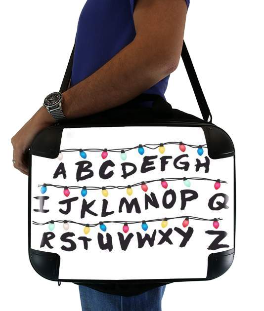  Stranger Things Lampion Alphabet Inspiration for Laptop briefcase 15" / Notebook / Tablet
