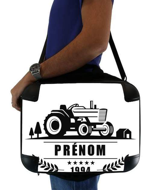  Tractor Logo Natural custom Name Tag for Laptop briefcase 15" / Notebook / Tablet