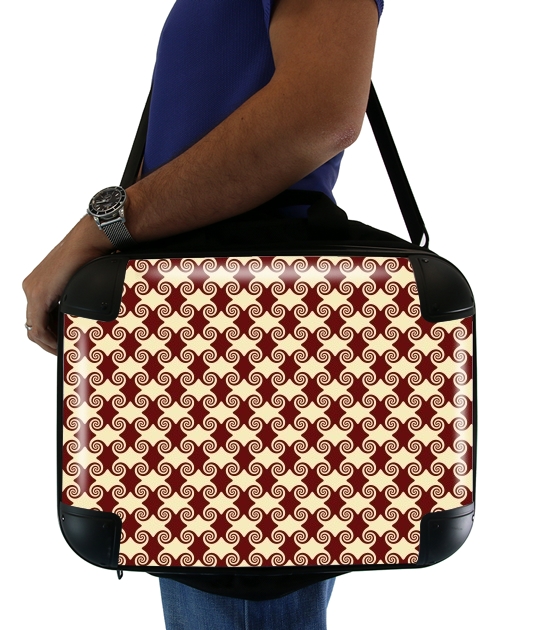  WHIRLY CURLS for Laptop briefcase 15" / Notebook / Tablet