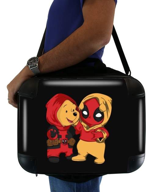  Winnnie the Pooh x Deadpool for Laptop briefcase 15" / Notebook / Tablet