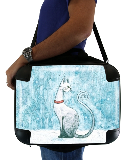  Winter Cat for Laptop briefcase 15" / Notebook / Tablet