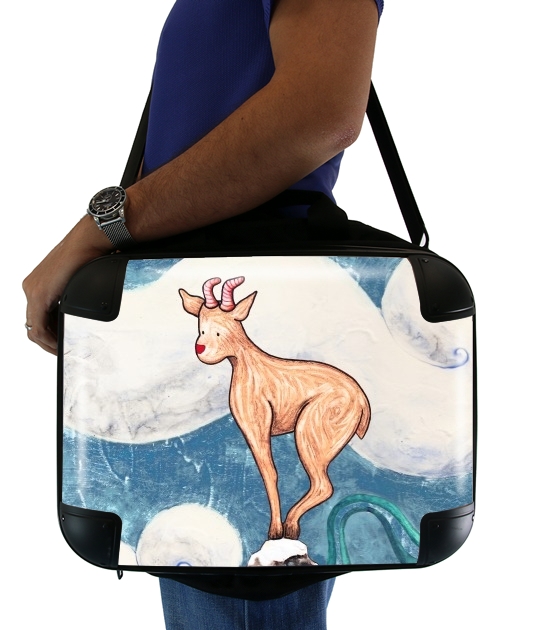  Winter Goat for Laptop briefcase 15" / Notebook / Tablet