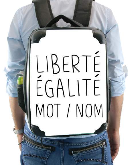  Liberte Egalite Personnalisable for Backpack