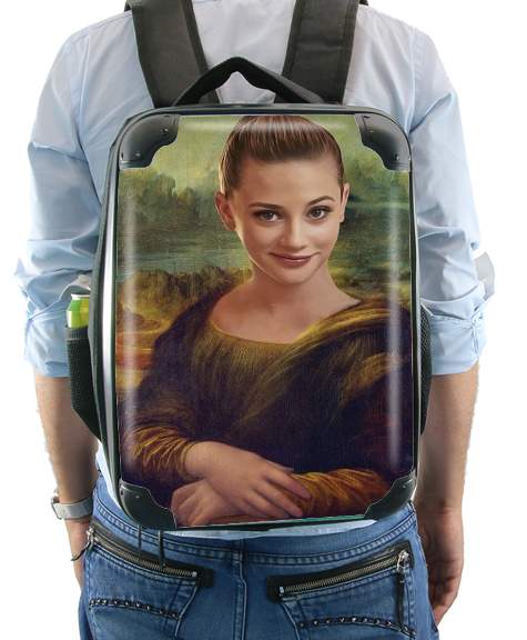  Lili Reinhart Mashup Mona Lisa Joconde for Backpack