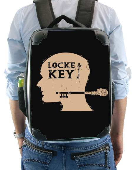  Locke Key Head Art for Backpack