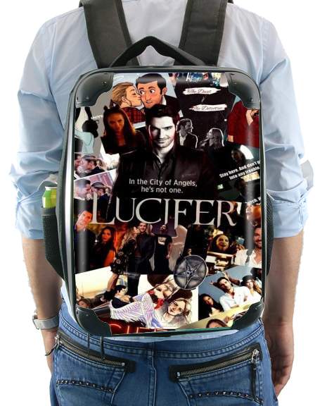  Lucifer Collage for Backpack