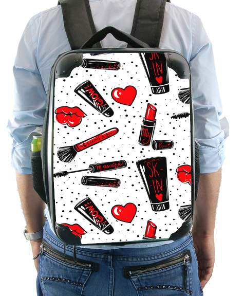  Makeup seamless pattern for Backpack