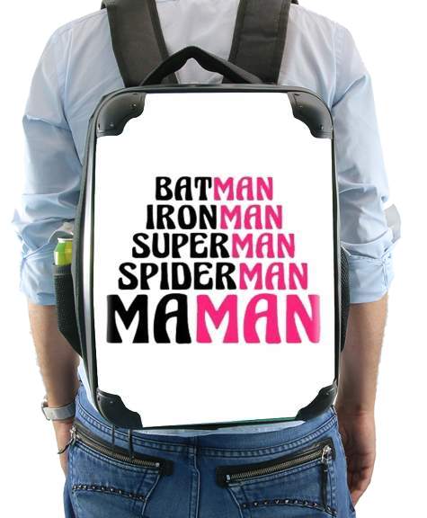  Maman Super heros for Backpack