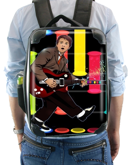  Marty McFly plays Guitar Hero for Backpack