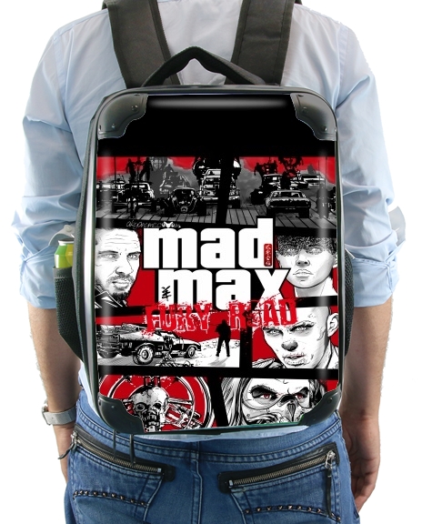  Mashup GTA Mad Max Fury Road for Backpack