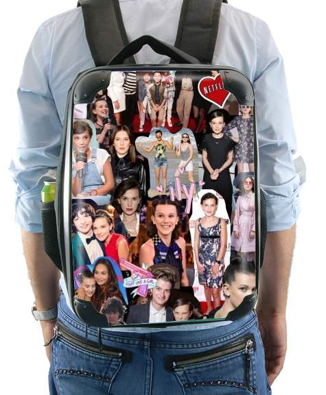  Millie Bobby Brown collage for Backpack