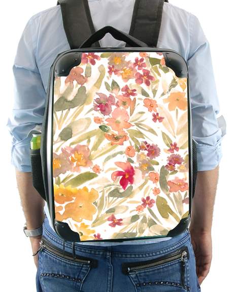  MODERN WATERCOLOR PASTEL FLORALS for Backpack