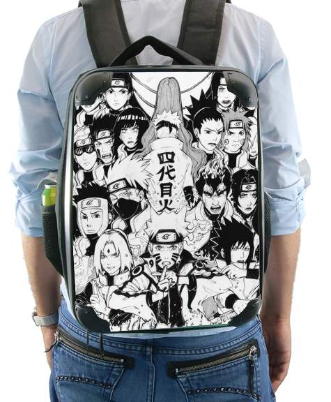  Naruto Black And White Art for Backpack