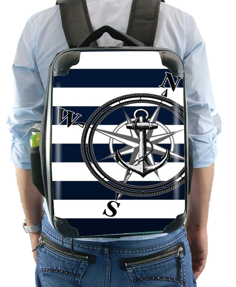  Navy Striped Nautica for Backpack