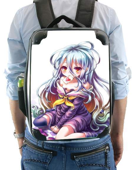  Nogame No life Shiro Card for Backpack