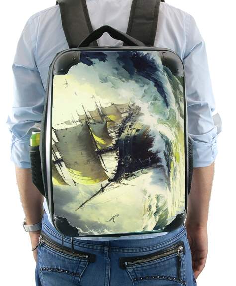  Ocean Ship Painting for Backpack