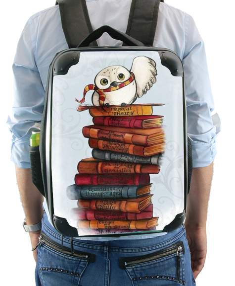  Owl and Books for Backpack