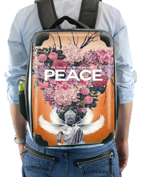  Peace Statue Flower for Backpack