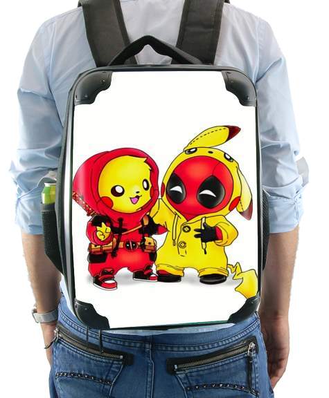  Pikachu x Deadpool for Backpack