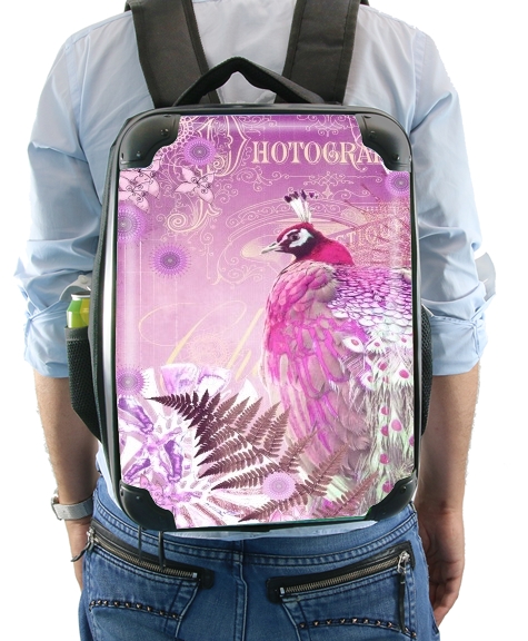  PINK PEACOCK for Backpack